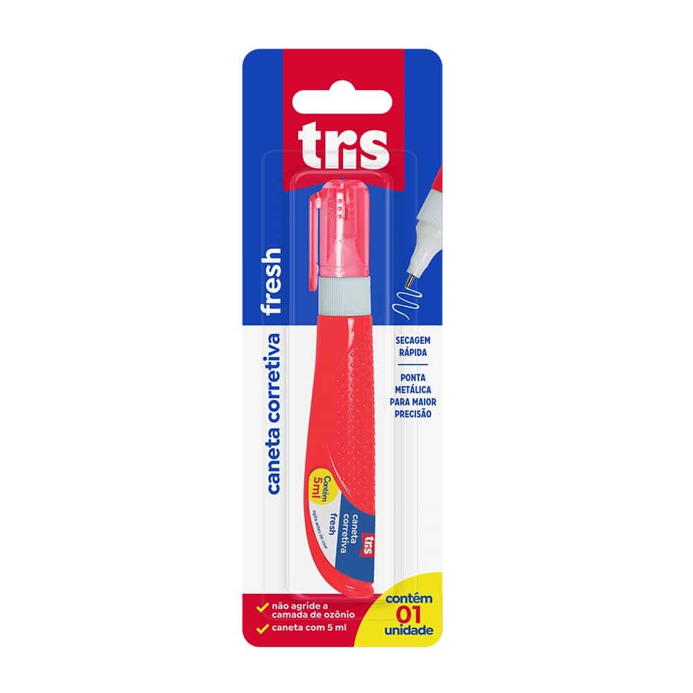 Caneta Corretiva Fresh - 5Ml - Cart C/1 UN - Tris