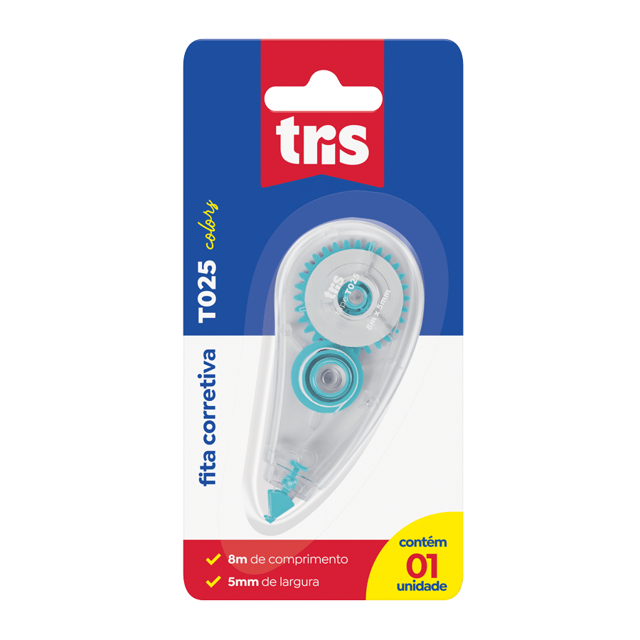 Fita Corretiva T025 Colors - 8mx5mm - Cart C/1 un - Image 3