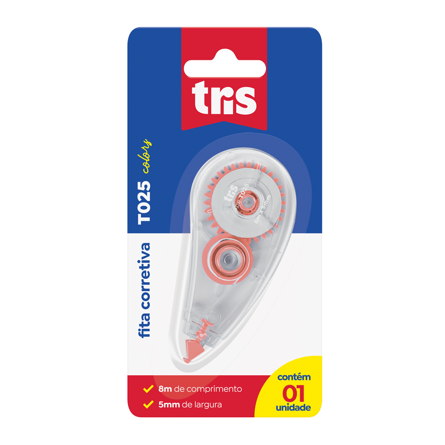 Fita Corretiva T025 Colors - 8mx5mm - Cart C/1 un - Image 2