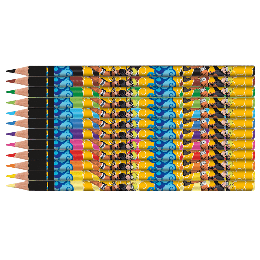 Lápis De Cor - 12 Cores - Naruto - Image 2