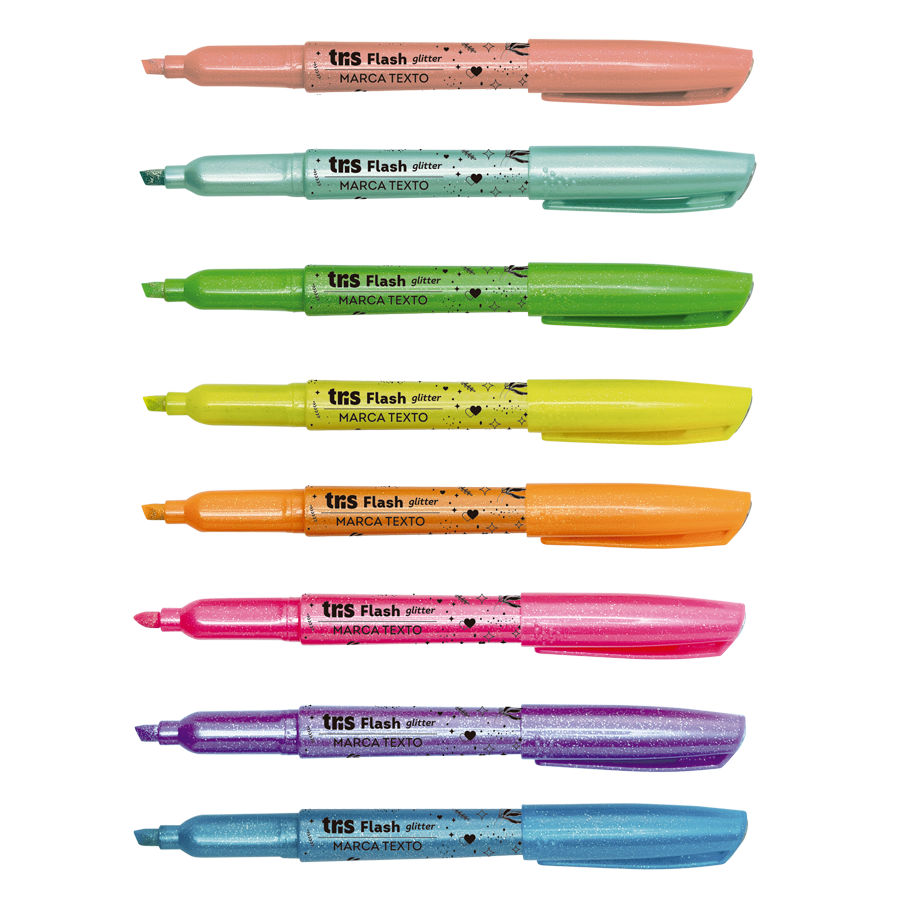 Marca Texto Holic Fancy Flash - Glitter - Pote C/24 UN - Tris - Image 2