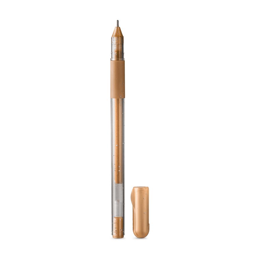 Caneta Gel Inkfinity - Glitter - Ouro - 1.0mm - CX C/6 UN - Tris - Image 3
