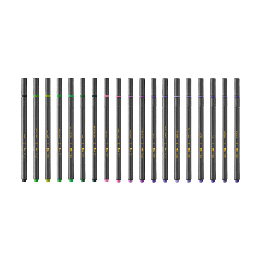 Caneta Superfina Vibes - Study Primavera - 19 Cores - Tris - Image 2