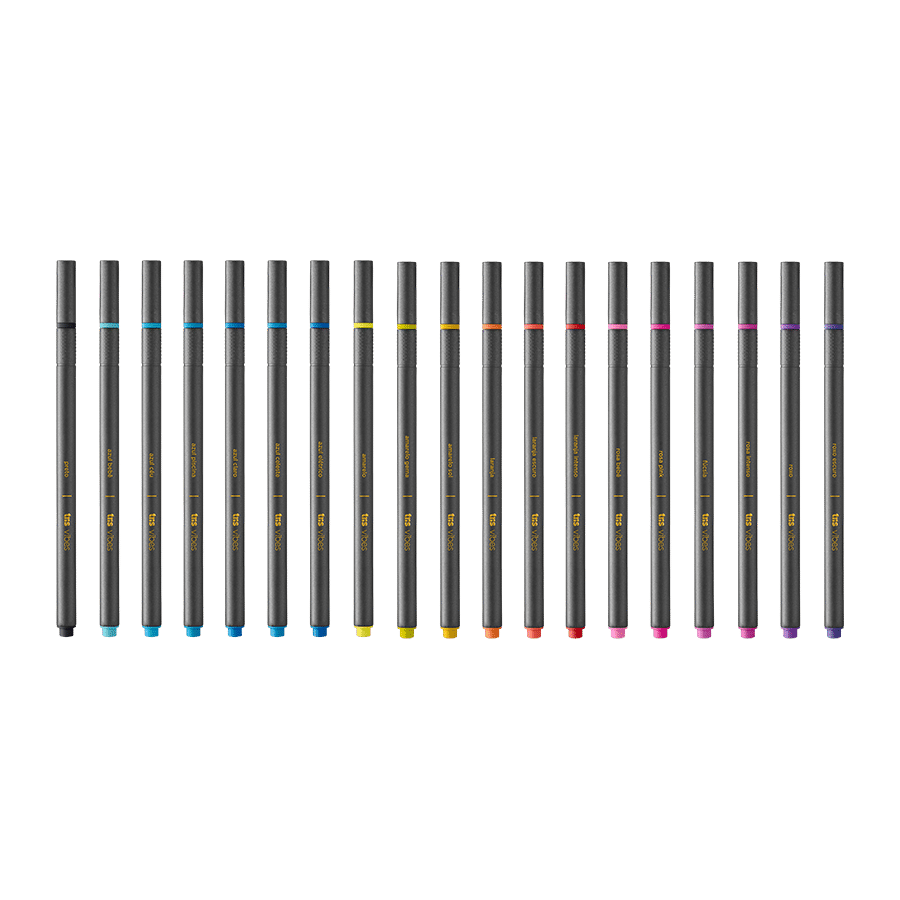 Caneta Superfina Vibes - Study Verão - 19 Cores - Tris - Image 4
