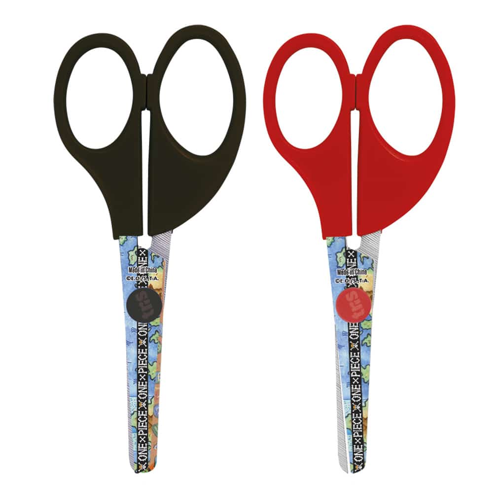 Tesoura Escolar - Lâmina Decorada - 13cm - Cart C/1 UN - One Piece - Image 2