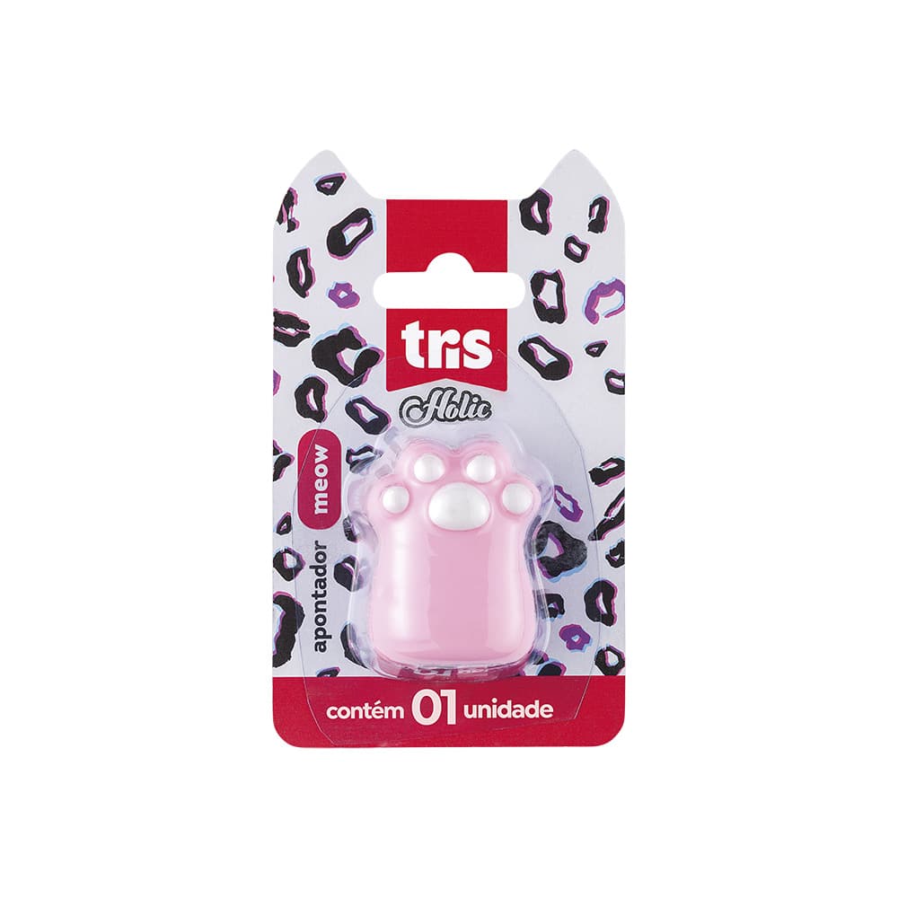 Apontador Holic Pets - Cores Sortidas - Cartela C/ 1 UN - Tris