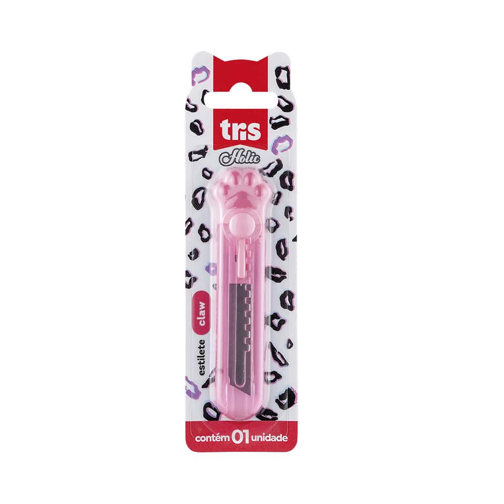 Estilete Plástico Holic Pets - Cartela C/ 1UN - Tris