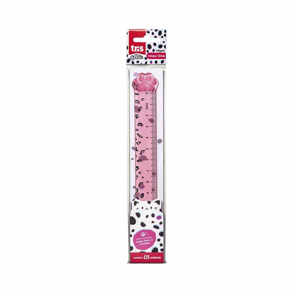 Régua Plástica Holic Pets - 15CM - Poly C/1 UN - Tris - Image 2