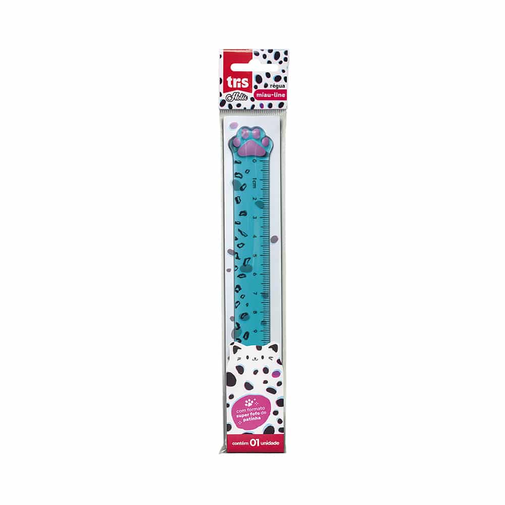 Régua Plástica Holic Pets - 15CM - Poly C/1 UN - Tris - Image 3