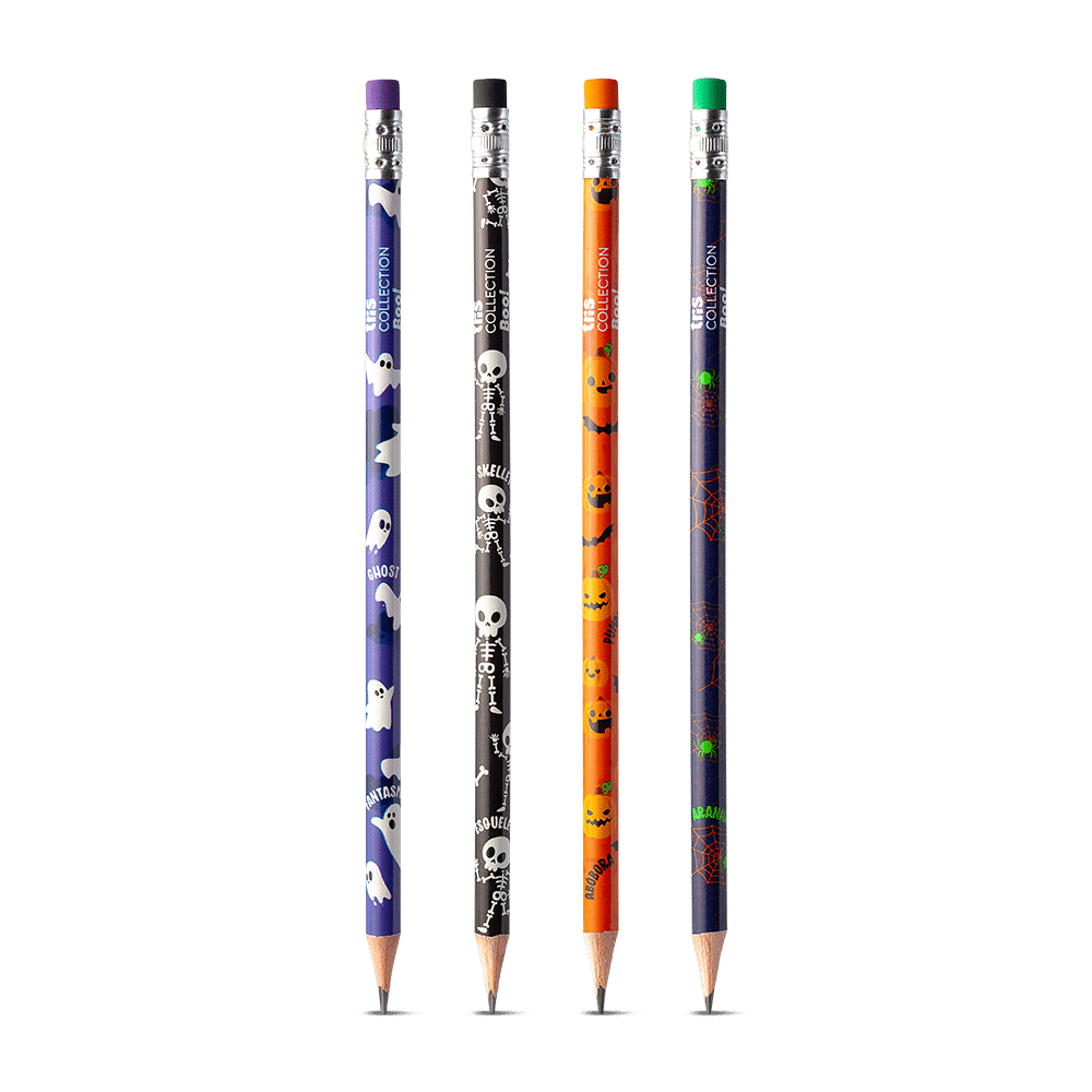Lápis Grafite Com Borracha - Tris Collection Boo - HB - Pote C/36 UN - Image 2