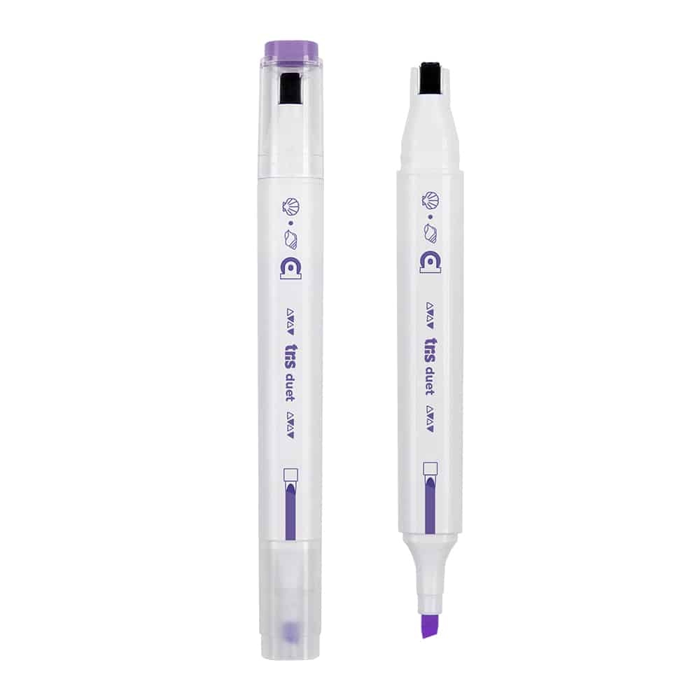 Marca Texto Com Carimbo Roller Duet - Tris Holic Pop - Display C/12UN - Image 3