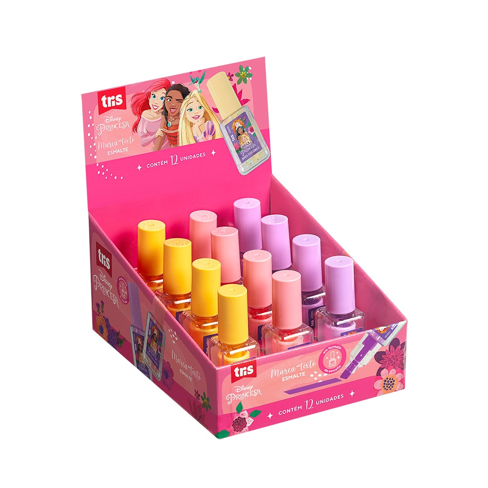 Marca Texto Princesas - Display C/12 UN