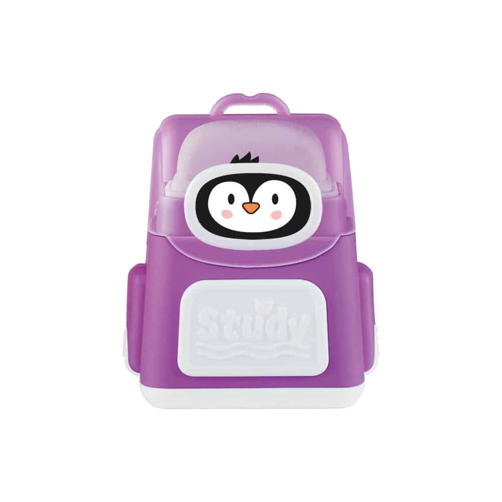 Apontador Duplo Com Borracha Tris Mochila - Cores Sortidas - Display C/16UN - Image 2