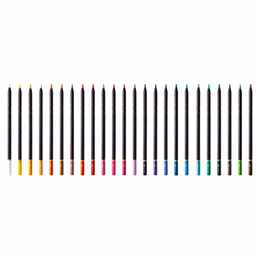 Lapis De Cor - Tris Vibes - Tons Noturna - 24 Cores - Image 2