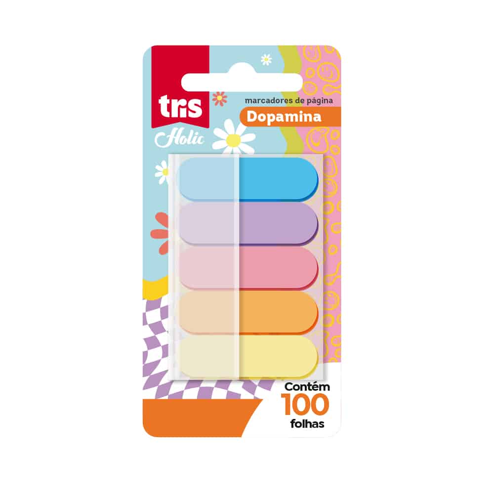 Kit De Notas Autoadesivas Euforia - Tris Holic Dopamina - Display C/ 40 UN - Image 3
